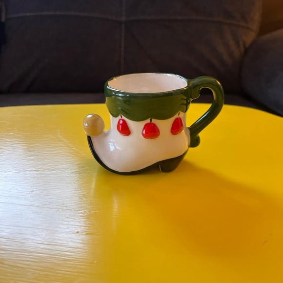 Vintage Napco Elf Shoe Eggnog Mugs Christmas Holiday Bundle of 2 RARE! - Picture 8 of 15